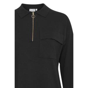 Damen Polo-Pullover mit Reißverschluss Pulz Jeans Sara image-2