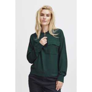 Damen Polo-Pullover mit Reißverschluss Pulz Jeans Sara image-1