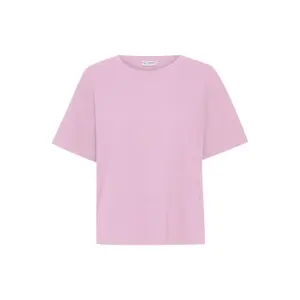 T-shirt de gola redonda para mulher Pulz Jeans Brit image-0