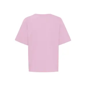 T-shirt de gola redonda para mulher Pulz Jeans Brit image-1