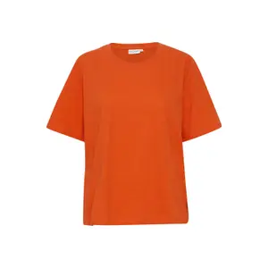 T-shirt de gola redonda para mulher Pulz Jeans Brit image-0
