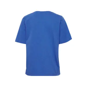 T-shirt de gola redonda para mulher Pulz Jeans Brit image-1