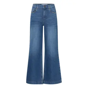 Vaqueros ultra anchos de mujer Pulz Jeans Carly UHW image-0