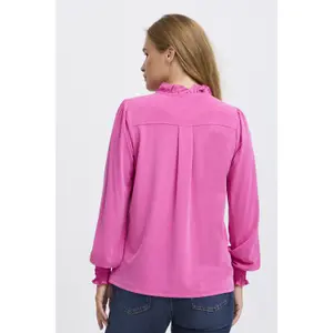 Women's V-neck blouse Pulz Jeans Lippa image-4
