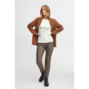 T-shirt feminina com estampado metálico Pulz Jeans Maddie image-1