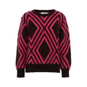 Pullover mit Rundhalsausschnitt Damen Pulz Jeans Asta image-0