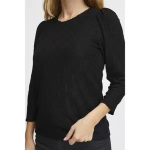 Women's lace T-shirt Pulz Jeans Delia 3/4 image-3