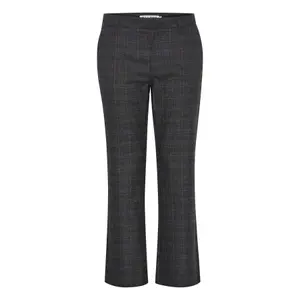Women's flared Trousers Pulz Jeans Bindy Check Kick image-0