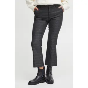 Women's flared Trousers Pulz Jeans Bindy Check Kick image-2
