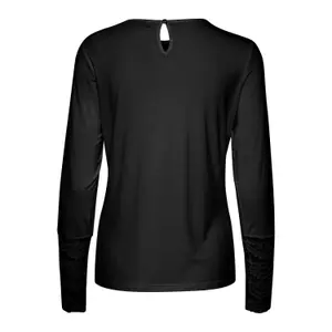 T-shirt de manga comprida feminina Pulz Jeans Helene image-3
