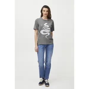 Women's T-shirt Pulz Jeans Vada Oneck image-1