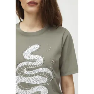 Women's T-shirt Pulz Jeans Vada Oneck image-6