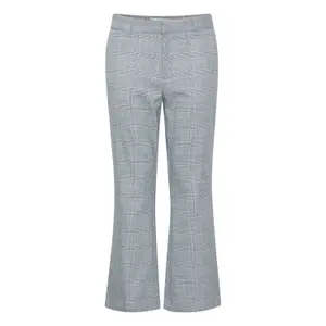 Kvinnojeans med kick flare Pulz Jeans Bindy Check image-0
