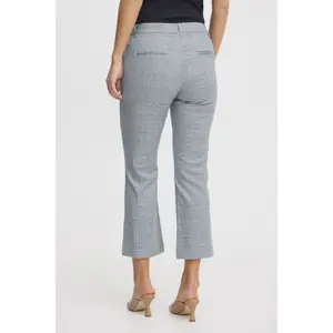 Kvinnojeans med kick flare Pulz Jeans Bindy Check image-3