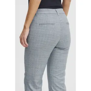 Kvinnojeans med kick flare Pulz Jeans Bindy Check image-5