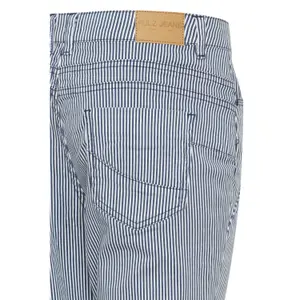 Gestreifte Skinny-Hose für Frauen Pulz Jeans Nolly