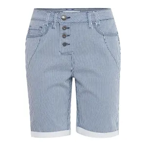Bermuda rayé femme Pulz Jeans Nolly image-0