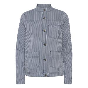 Veste en jean manches longues rayée femme Pulz Jeans Nolly image-0