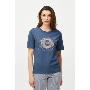 T-shirt de mulher Pulz Jeans Vada Sun image-1