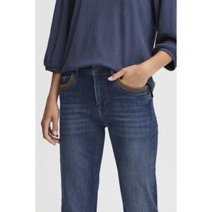 Dżinsy damskie z prostymi nogawkami Pulz Jeans Zelle image-6