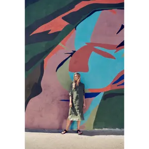 Langes Kleid, Damen Pulz Jeans Luca image-3