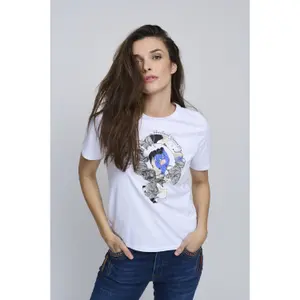T-shirt de mulher Pulz Jeans Ady image-1