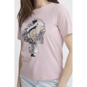 T-shirt de mulher Pulz Jeans Ady image-3