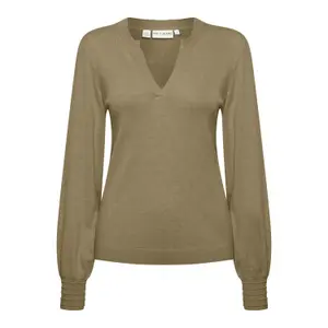 Sweater com gola de babados para mulher Pulz Jeans Sara image-0