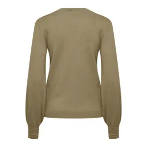 Sweater com gola de babados para mulher Pulz Jeans Sara image-3