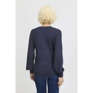 Sweater com gola de babados para mulher Pulz Jeans Sara image-4