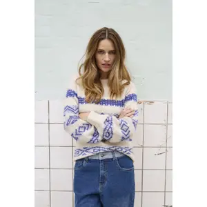 Pullover Damen Pulz Jeans Mimi image-1