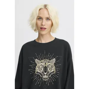Sweatshirt woman Pulz Jeans Tabita image-5