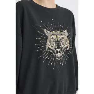 Sweatshirt woman Pulz Jeans Tabita image-6