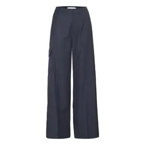 Straight-leg women's suit trousers Pulz Jeans Lizette image-0