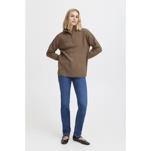 Jersey de cuello alto mujer Pulz Jeans Astra image-3