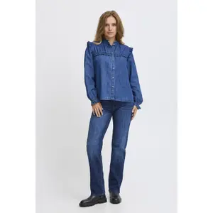 Damska koszula z marszczeniami Pulz Jeans Malia image-1