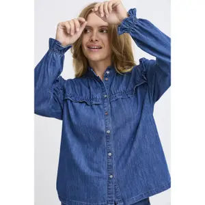 Damska koszula z marszczeniami Pulz Jeans Malia image-5