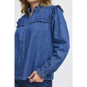 Damska koszula z marszczeniami Pulz Jeans Malia image-6