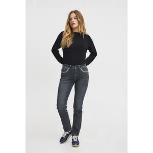 Jeans de perna reta feminina Pulz Jeans Crissi image-2