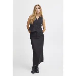 Jupe longue taille haute femme Pulz Jeans Bindy image-1