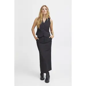 Jupe longue taille haute femme Pulz Jeans Bindy image-2