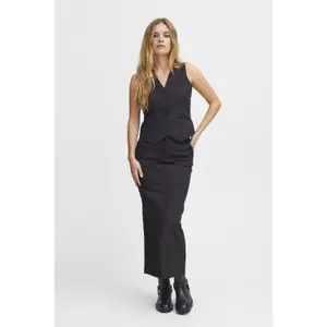 Jupe longue taille haute femme Pulz Jeans Bindy image-4
