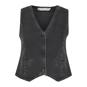 Colete de jeans para mulher Pulz Jeans Malle image-0