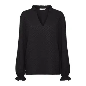 Long sleeve blouse for women Pulz Jeans Zebba image-0