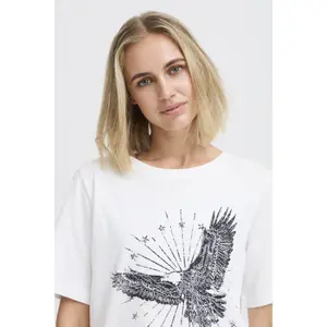 T-shirt de mulher Pulz Jeans Zalba Eagle image-5