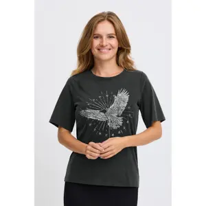 T-shirt de mulher Pulz Jeans Zalba Eagle image-1