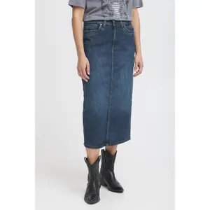 Denim skirt for women Pulz Jeans Katja image-1