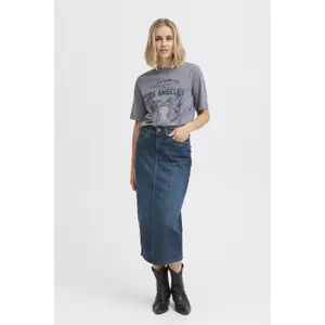 Denim skirt for women Pulz Jeans Katja image-2