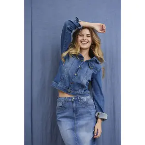 Denim skirt for women Pulz Jeans Katja image-2