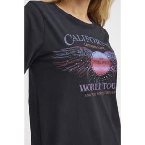 Dames-T-shirt Pulz Jeans Brielle World Tour image-6